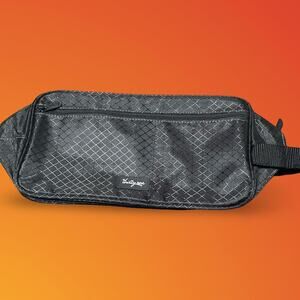 Thirty One Toiletry Bag True Beauty Travel Makeup Case Black Zip Mesh Pockets
